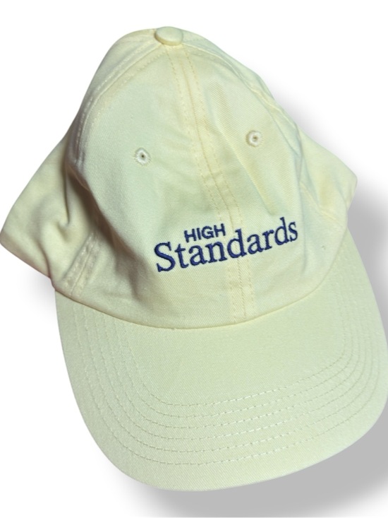 Accessories - Ritual Embroidered Butter Yellow Cotton Dad Hat Cap Adjustable